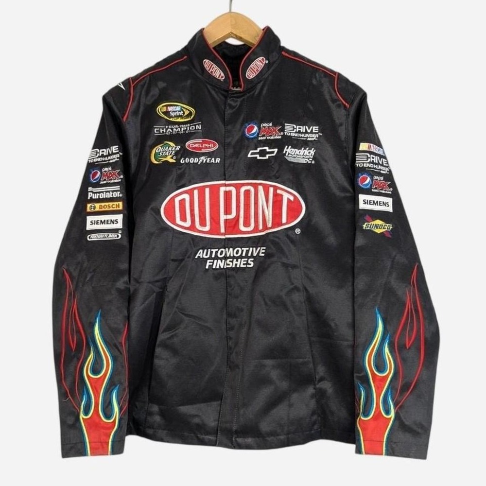 Chase Authentics Jeff Gordon 24 DuPont NASCAR Flame Racing Jacket XL